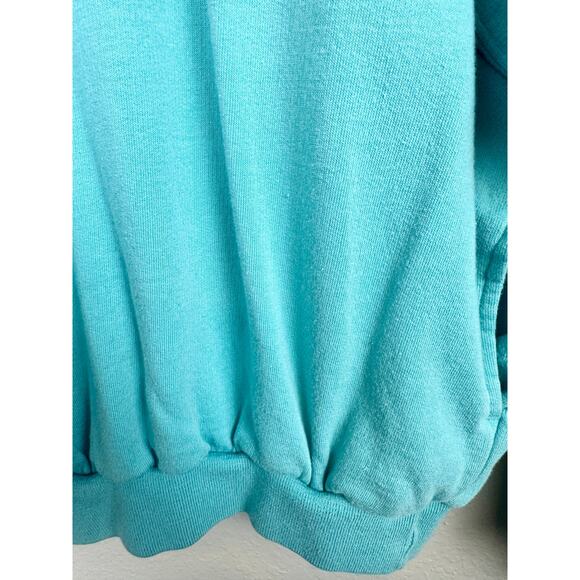 Vintage 80s Adidas Crewneck Sweatshirt Trefoil Logo Jumper Pullover Pockets - Picture 6 of 16